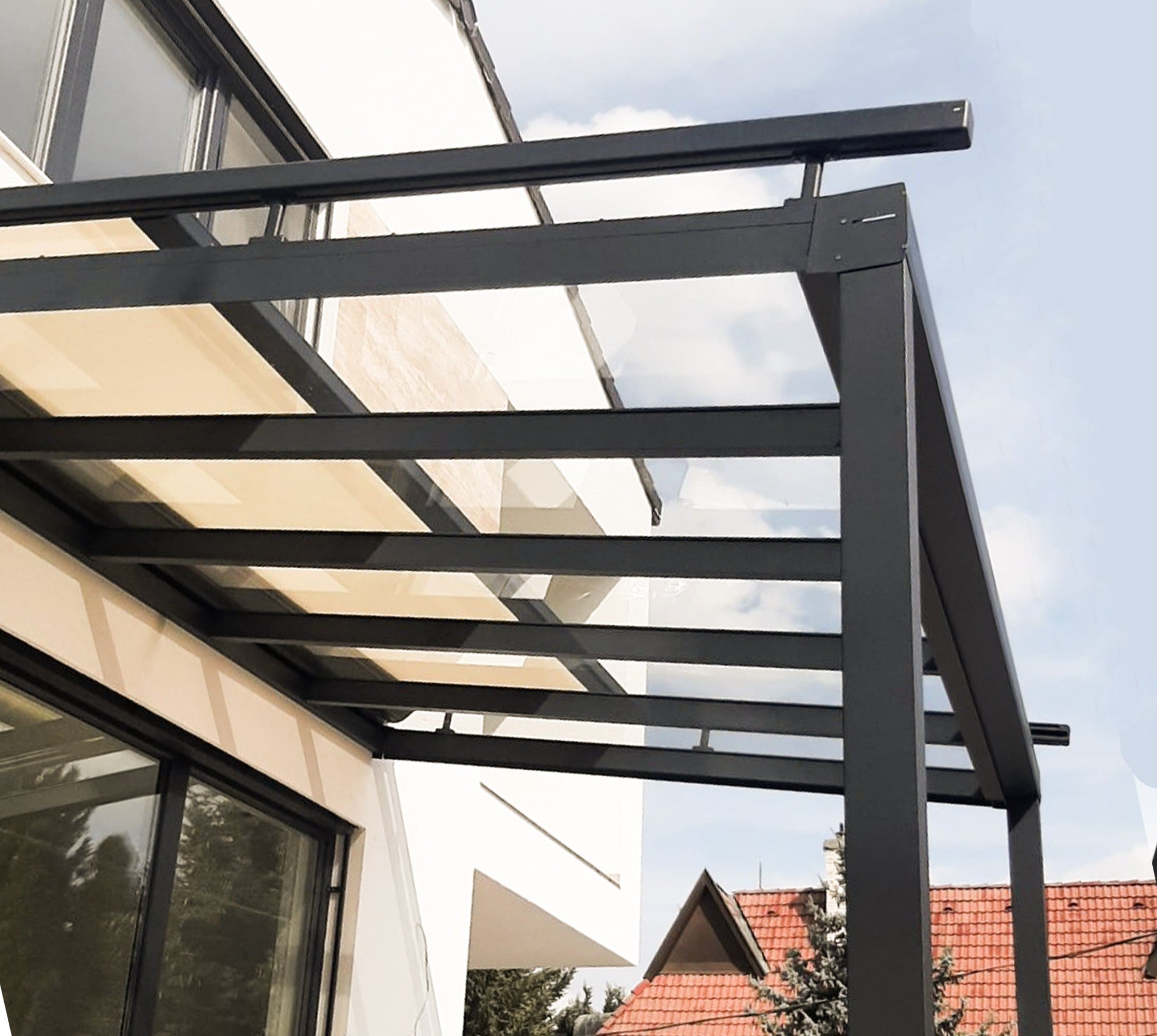 Hliníková pergola – KOVOSTYL, realizácia 3